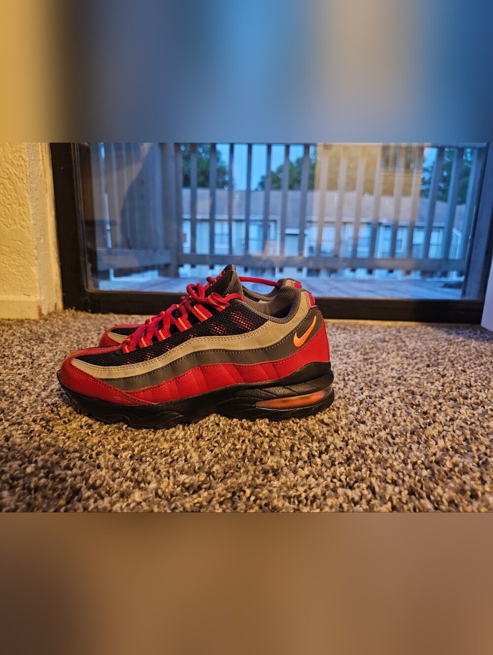 Nike Red & Orange Air Max 95 Retro Runner